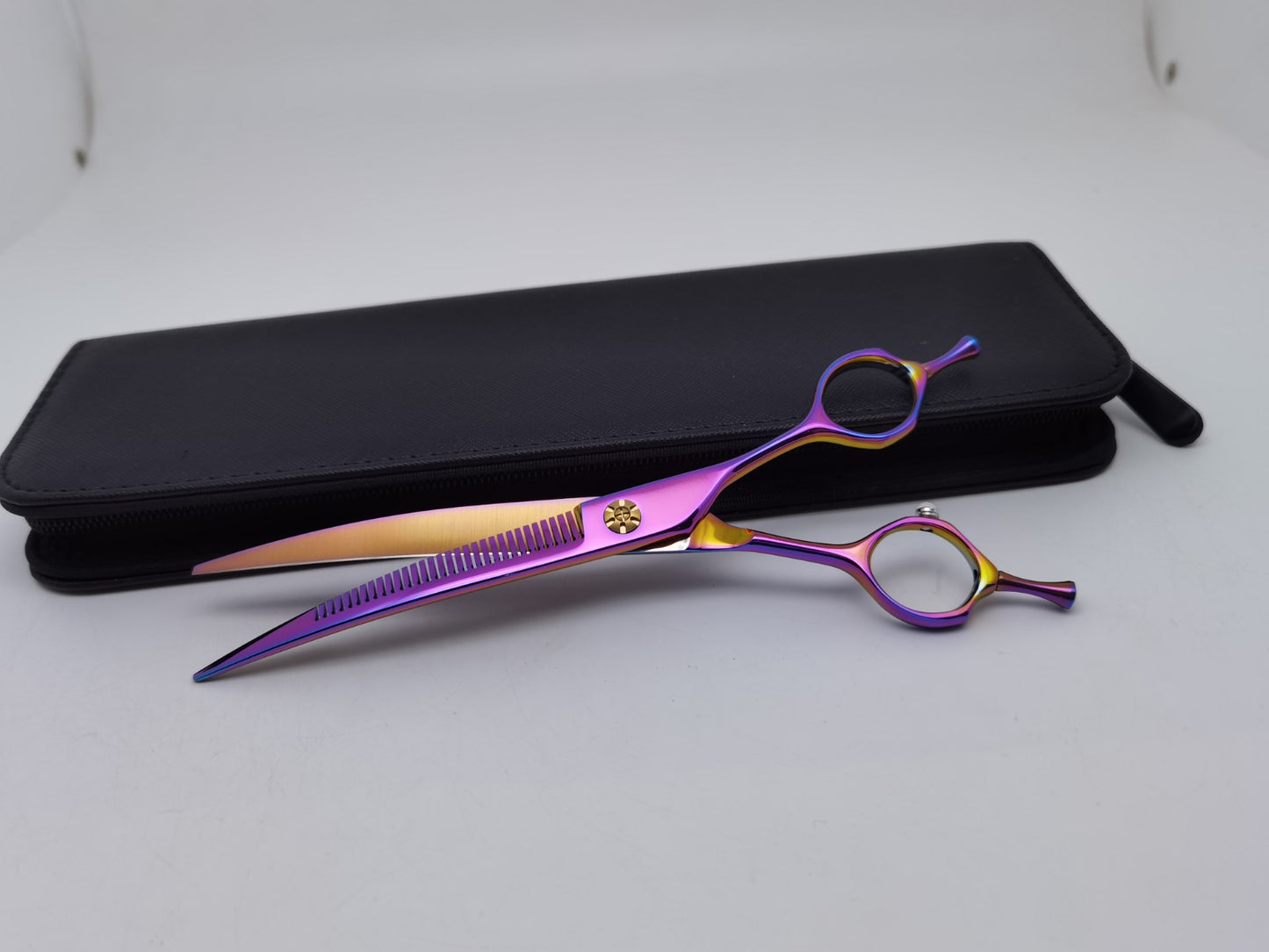 BBold 8.0″ Rainbow Curved Thinning Shear