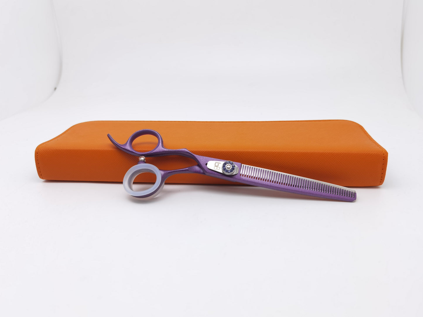 Bbold Shears Purple Finish 8.0” Left-Handed Chunker Professional Grooming Shears