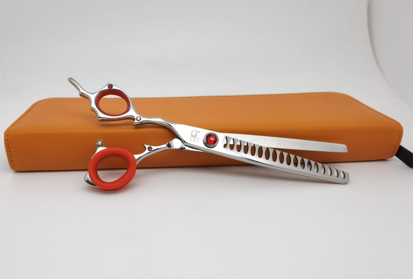 Bbold Shears Red 8.0” Right-Handed Thinner Professional Grooming Shears