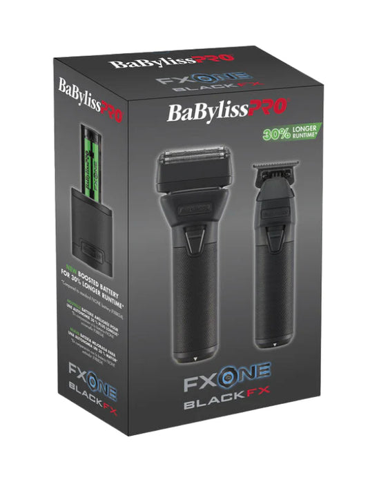 BaBylissPRO® Limited Edition FXONE BlackFX All-Metal Trimmer & Shaver Prepack