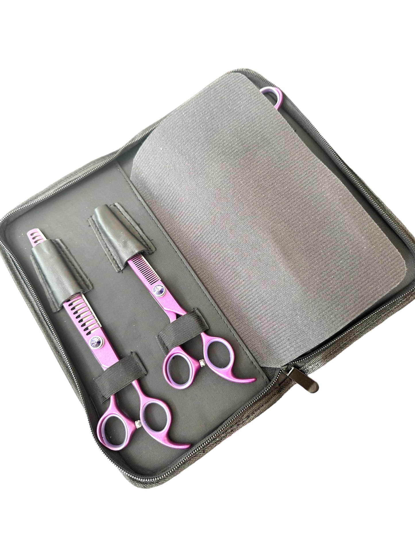 Professional Dog Grooming Scissors Set – Straight, Thinning, Curved & Chunker