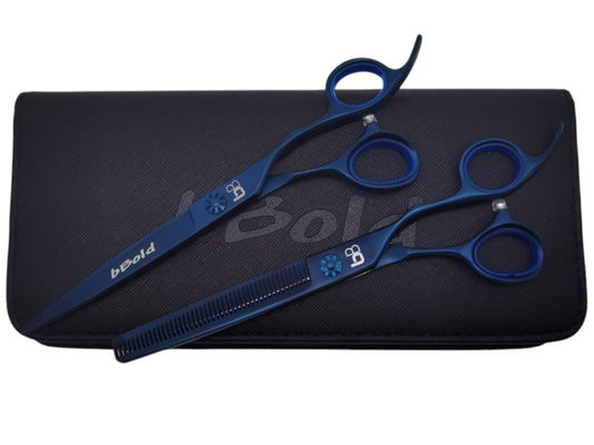 Professional Dog Grooming Scissors Set – Straight & Thinning