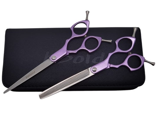 Professional Dog Grooming Scissors Set – Straight & Thinning