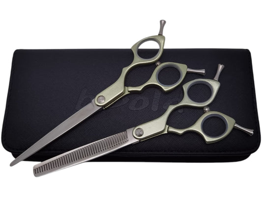 Professional Dog Grooming Scissors Set – Straight & Thinning
