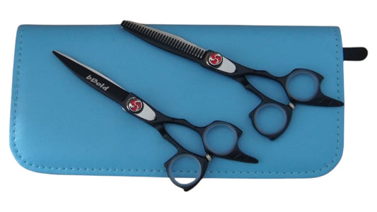 Professional Hair Cutting Scissors Set – 5.5″ | Straight & Thinning Shears
