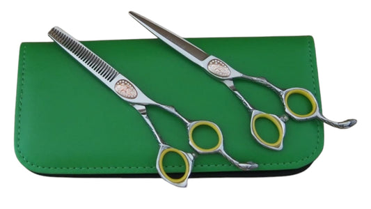 Professional Hair Cutting Scissors Set – 6.0″ | Straight & Thinning Shears