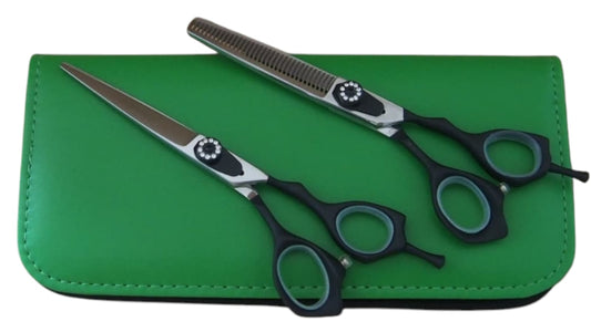 Professional Hair Cutting Scissors Set – 6.25″ | Straight & Thinning Shears
