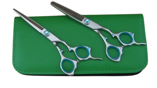 Professional Hair Cutting Scissors Set – 6.0″ | Straight & Thinning Shears