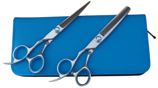 Professional Hair Cutting Scissors Set – 6.0″ | Straight & Thinning Shears