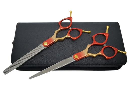 Professional Hair Cutting Scissors Set – 6.5″ | Straight & Thinning Shears