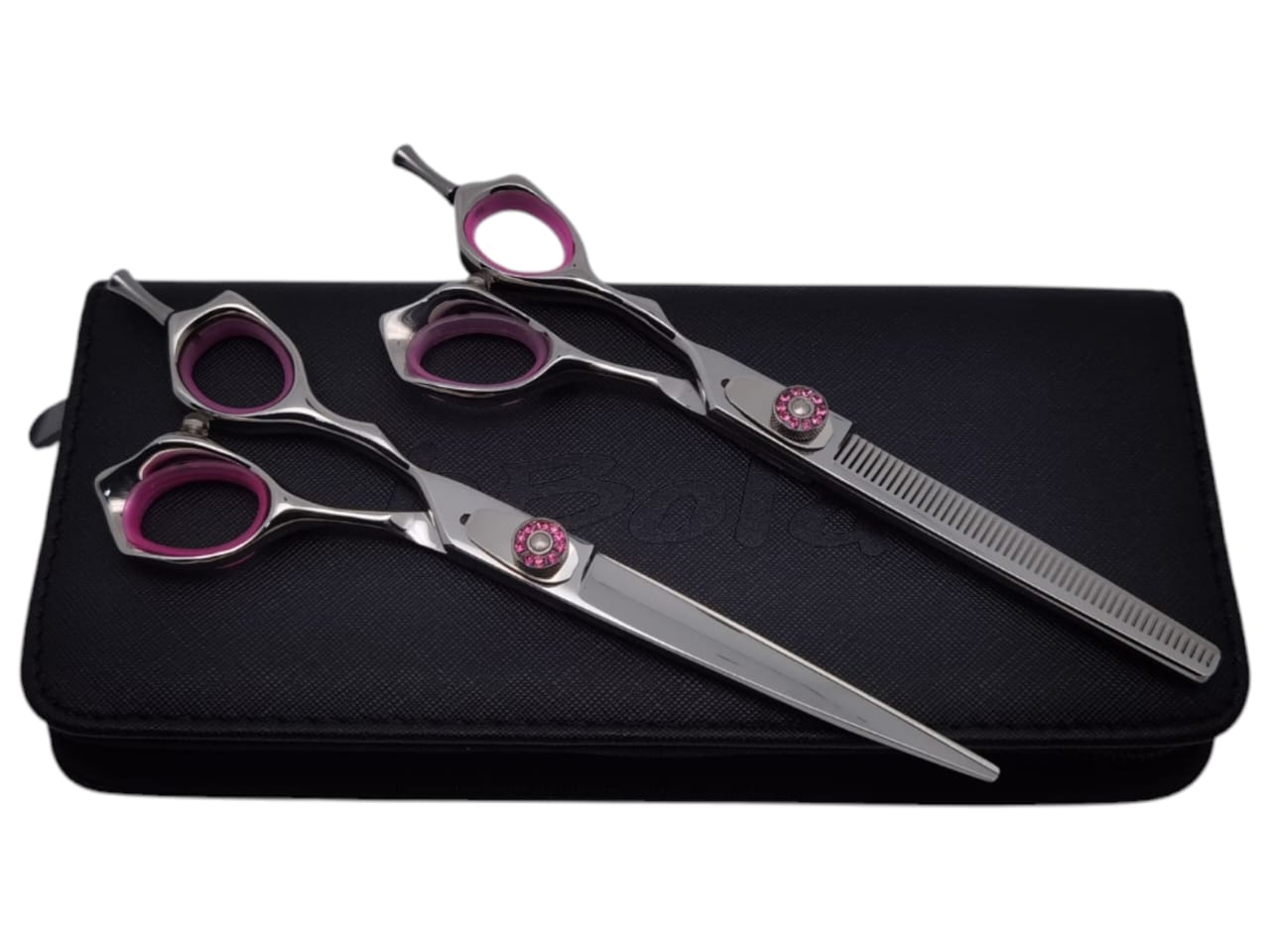 Professional Hair Cutting Scissors Set – 6.5″ | Straight & Thinning Shears (Left-Handed)