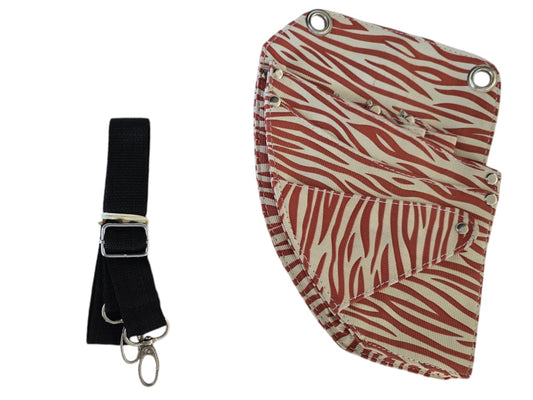 Hairdressing Tool Belt Adjustable Scissors Holder Leather Hairdresser Bag