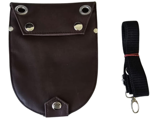 Hairdressing Tool Belt Adjustable Scissors Holder Leather Hairdresser Bag