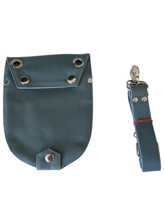 Hairdressing Tool Belt Adjustable Scissors Holder Leather Hairdresser Bag