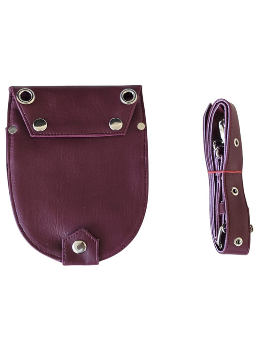 Hairdressing Tool Belt Adjustable Scissors Holder Leather Hairdresser Bag