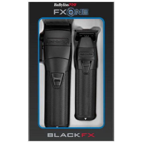 BaBylissPRO® FXONE BlackFX Clipper & Trimmer Prepack FX1CTMBTO with FREE Dual Charger+Batteries