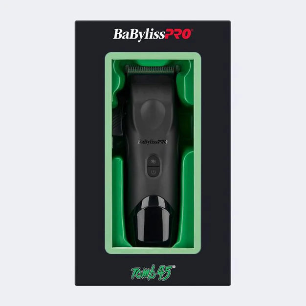 BaBylissPRO® x Tomb45® Wireless-Charging Clipper with FREE Changing Pad