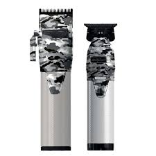 LimitedFX Pink Camo Metal Lithium Clipper and Trimmer Gift Set