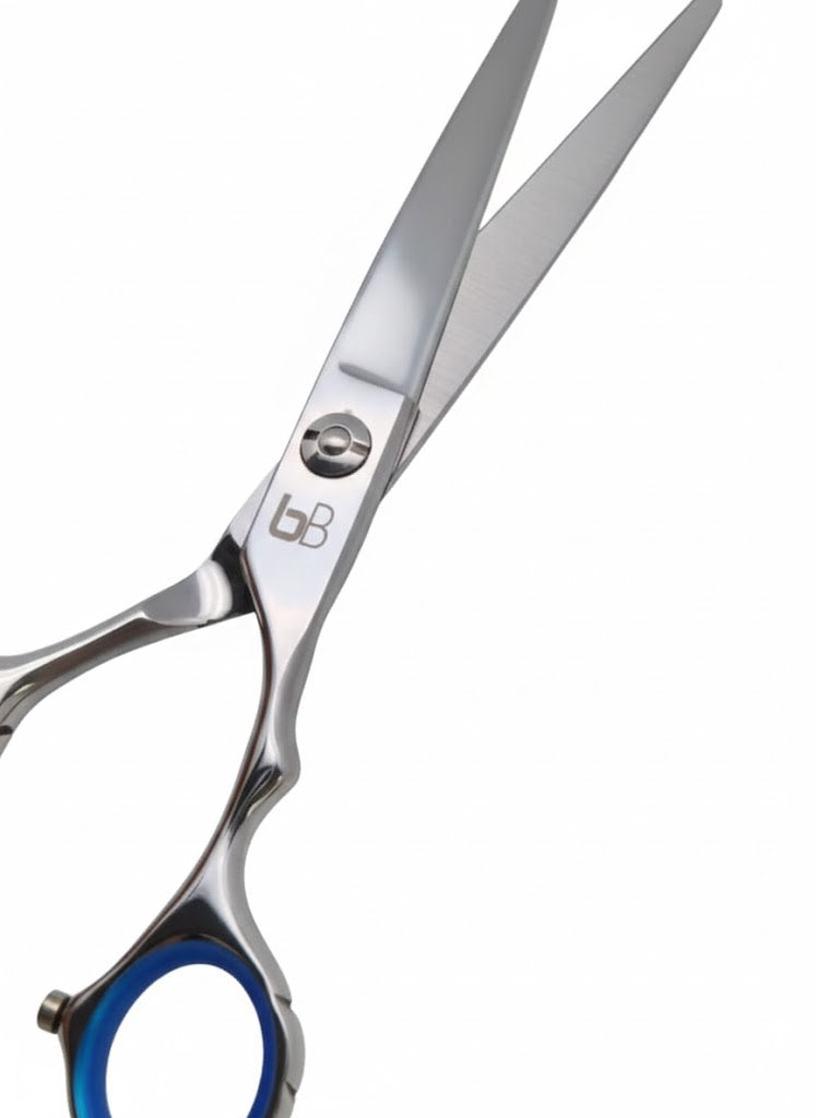 BBold 8.0″ Silver Shear & Thinner Set with Purple Ring Inserts