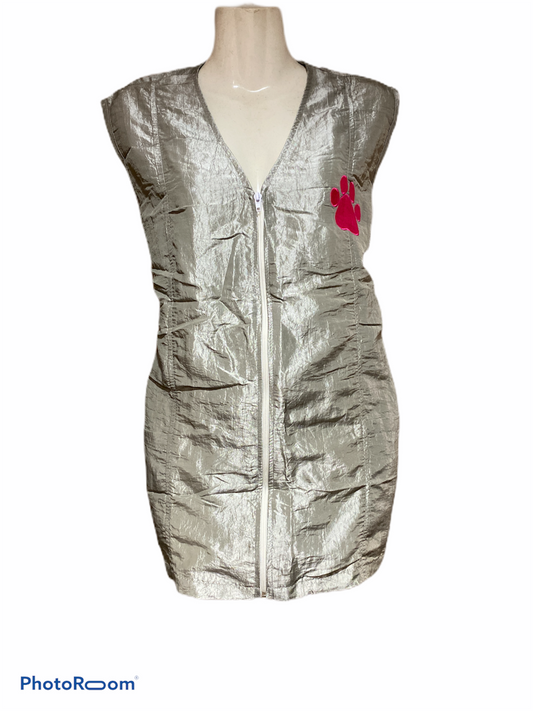 Long Zipper Stylist/Groomer Vest with Pockets