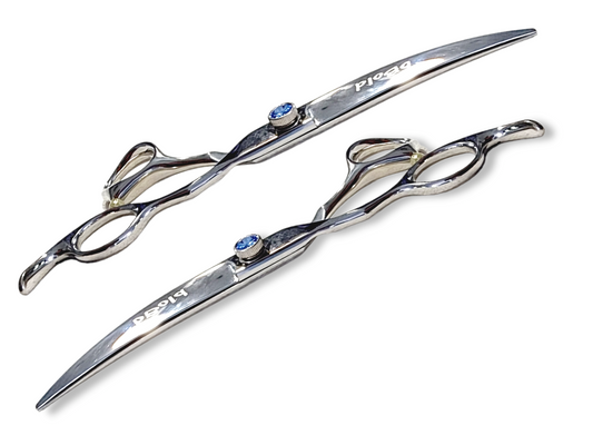 Professional Dog Grooming Scissors – Downward Curved, 6.5″ | 440C Japanese Steel