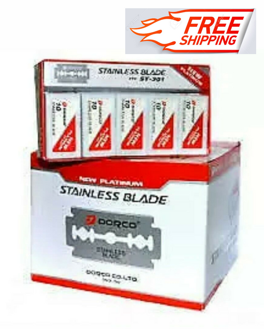 Dorco Platinum Blades – Extra Sharp, Double Edge