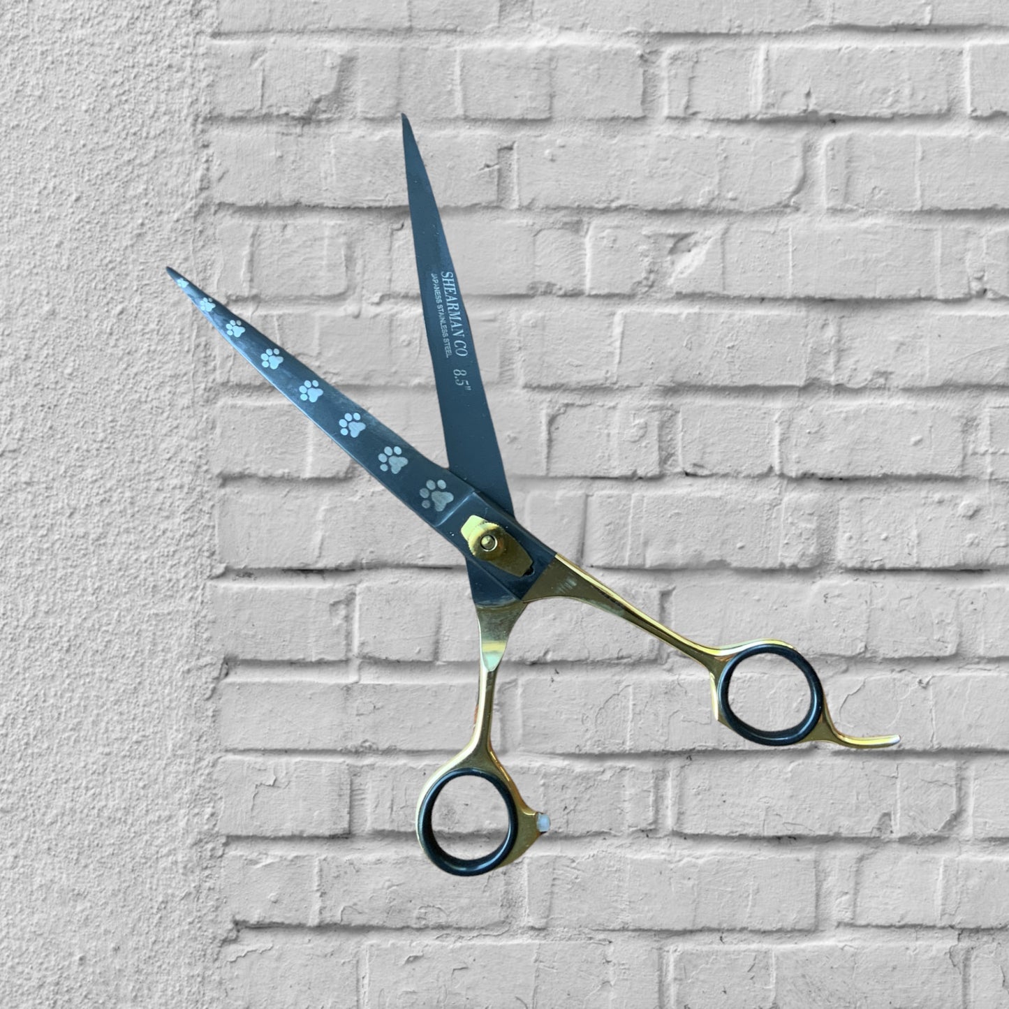 Professional Dog Grooming Scissors Set – Straight, Curved & Chunker, 8.5″