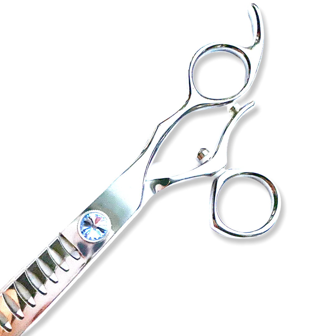 Professional Dog Grooming Scissors – Chunker, 7.0″ | Swivel Handle