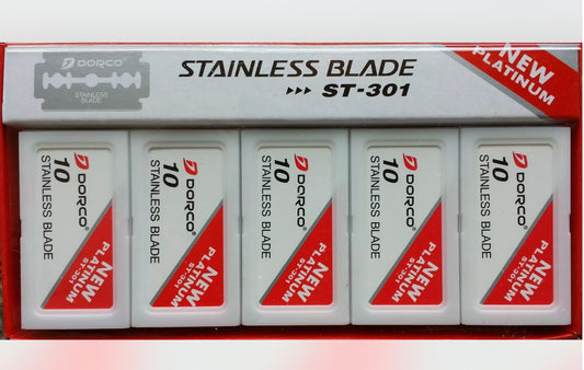 Dorco Red ST-301 Razor Blades – 2,000 Pack (10×100)