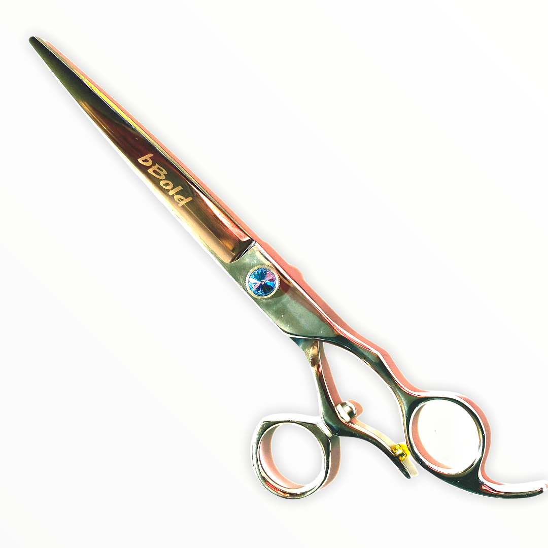 Swivel thumb grooming outlet shears