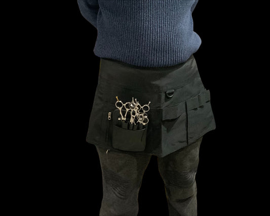 Hair Dressing Salon Barber Scissor Holder Case leather for Scissors, scissor skirt