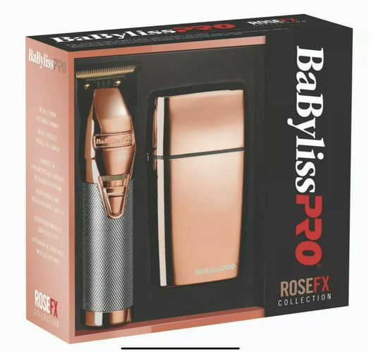 BaBylissPRO RoseFX Skeleton Trimmer & Shaver Combo – FXHOLPK2RG