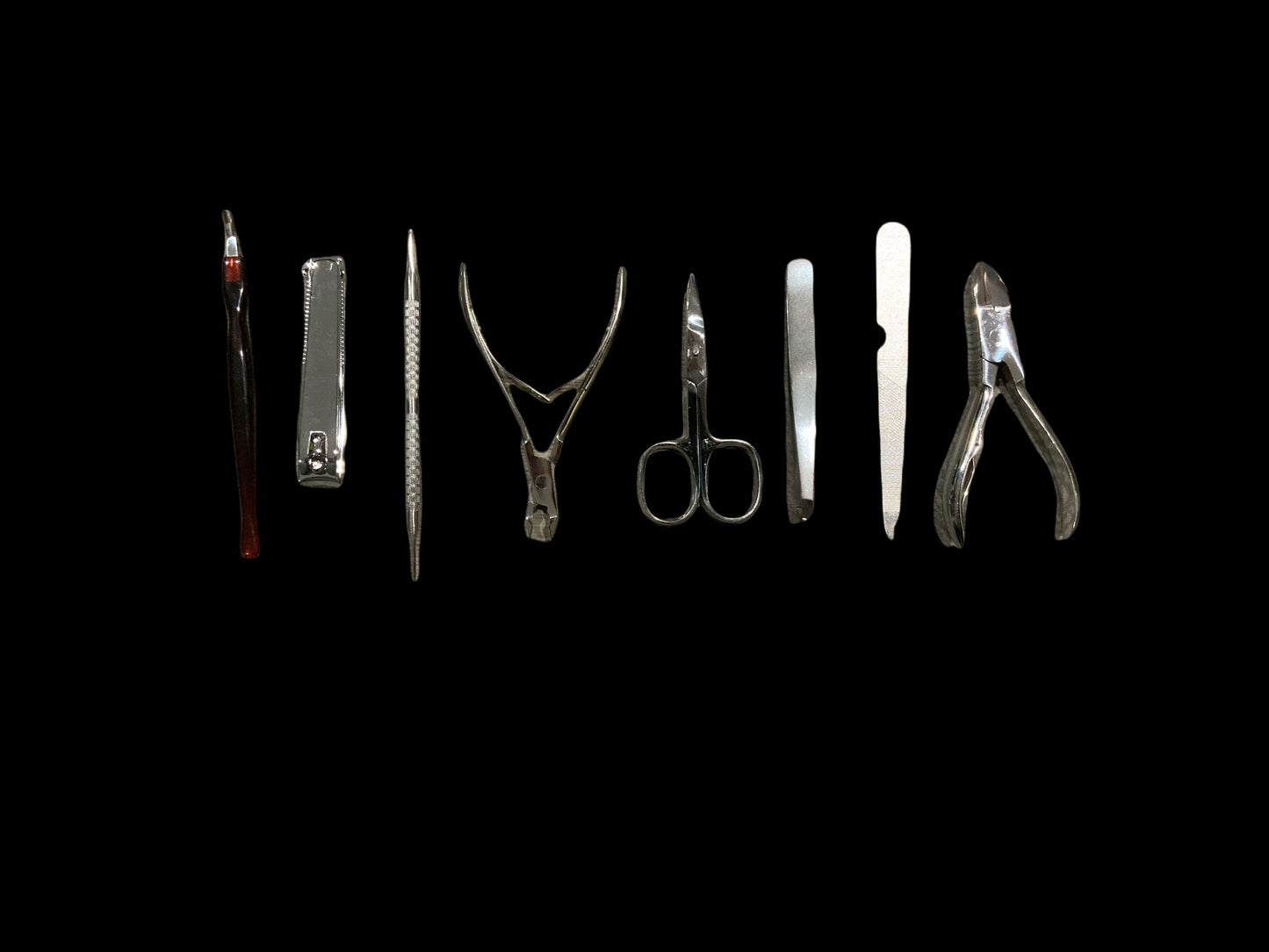 Manicure Set Professional Nail Clippers Kit Pedicure Care Tools- Stainless Steel Women Grooming Kit 8Pcs for Travel or Home