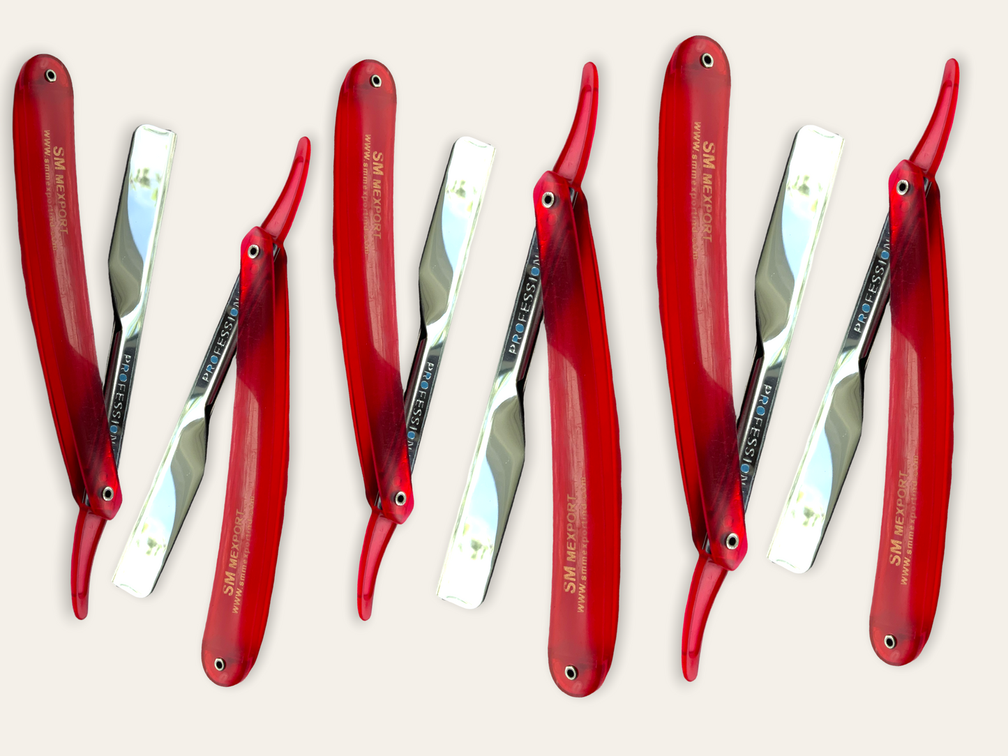 Straight Edge Razor For Men- Covered Edge (pack of 6)