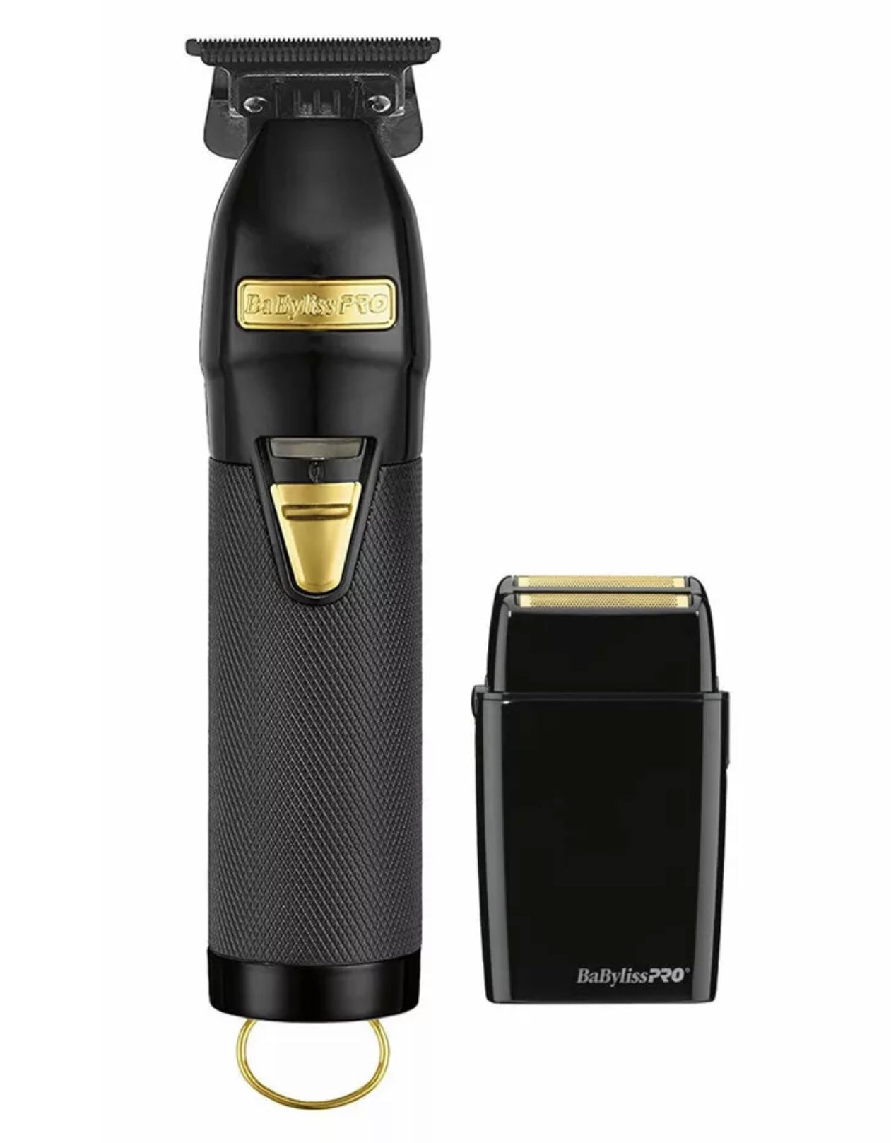 BaBylissPRO BlackFX Outlining Trimmer FX787BN + Shaver FXFS2B PRO Barber Kit Set