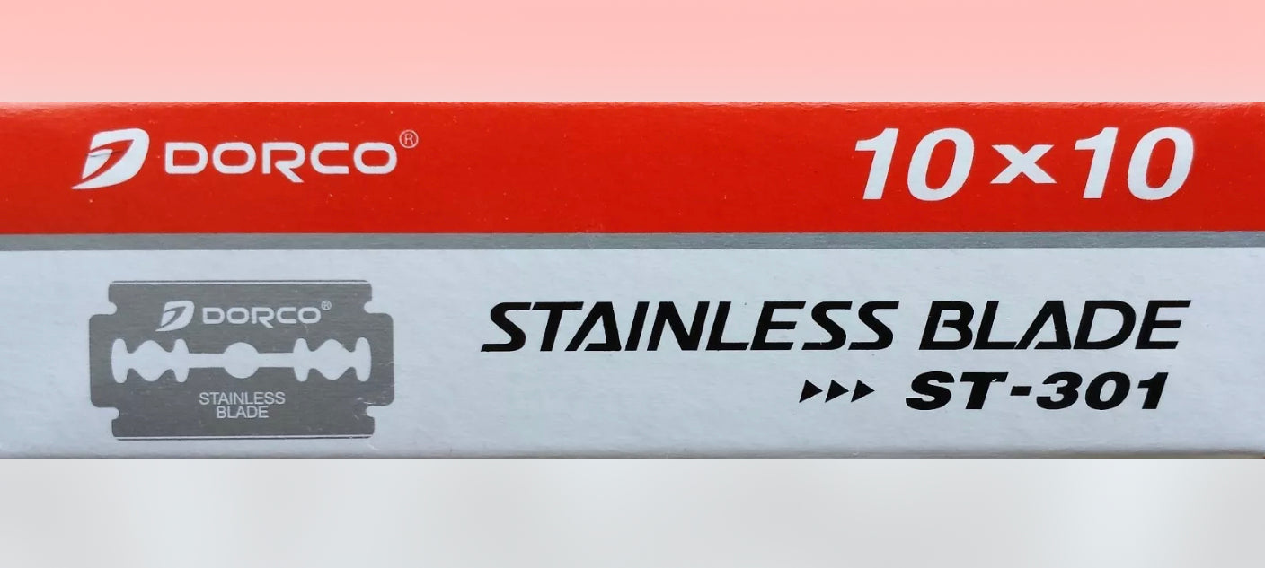 Dorco Red ST-301 Razor Blades – 2,000 Pack (10×100)