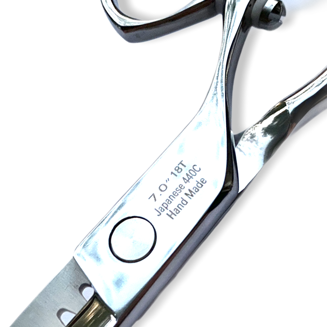 Professional Dog Grooming Scissors – Chunker, 7.0″ | Swivel Handle