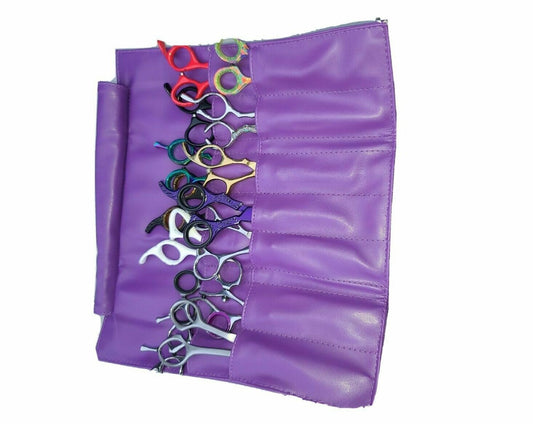 Hair Dressing Salon Barber Scissor Holder Case leather right for Scissors