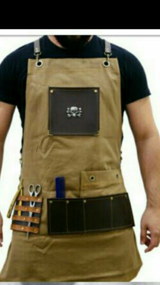 Salon Hairdressing Hair Cutting Apron Front-Back Cape for Barber Hairstylist