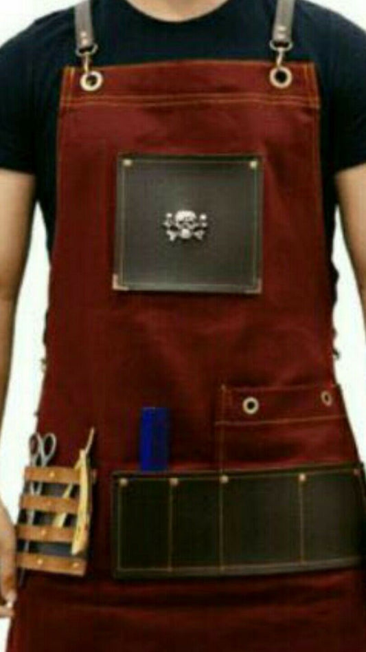 Salon Hairdressing Hair Cutting Apron Front-Back Cape for Barber Hairstylist