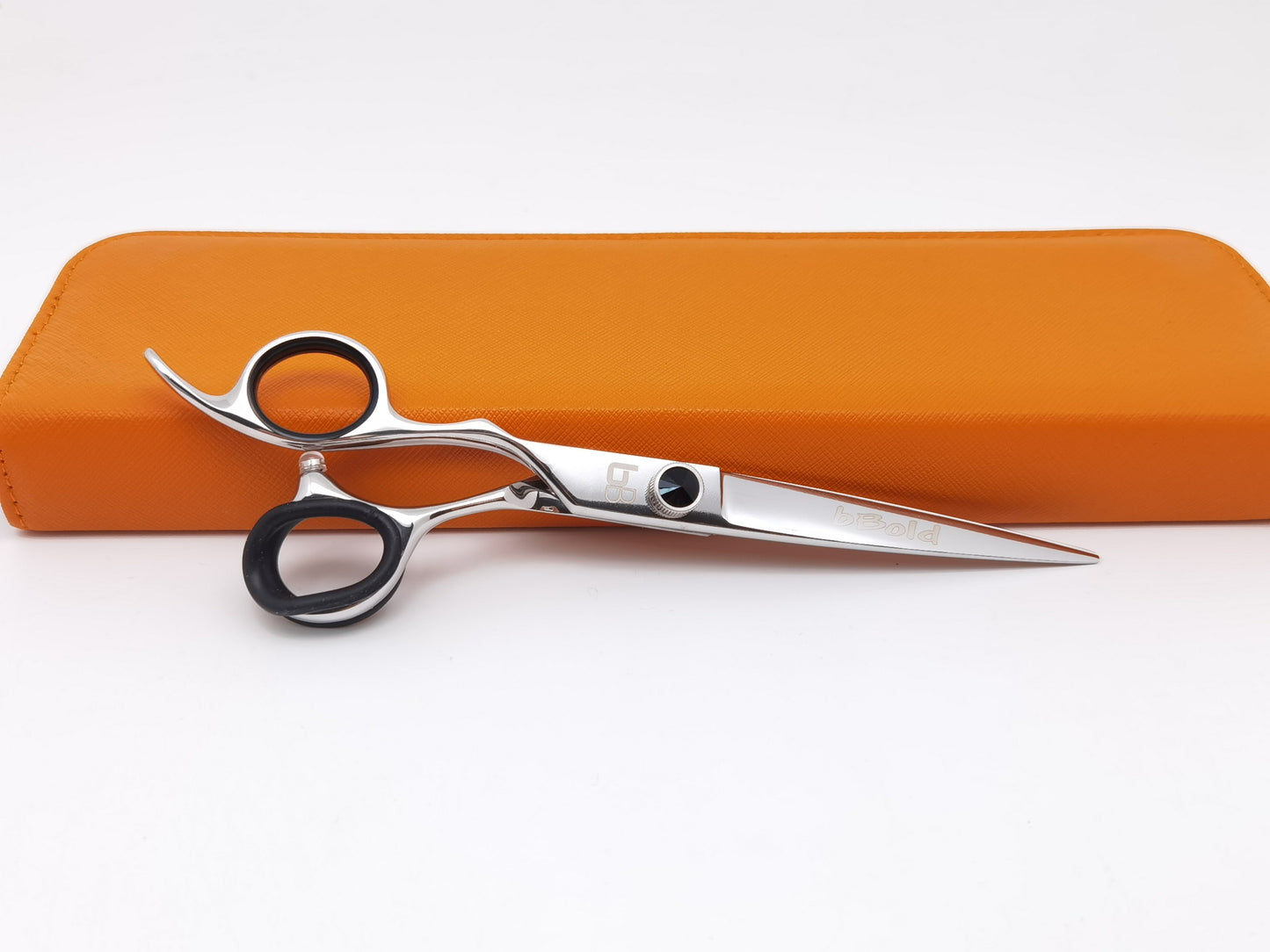 Bbold 8.0” Straight Grooming Shears – Shears (Silver with Black Inserts)