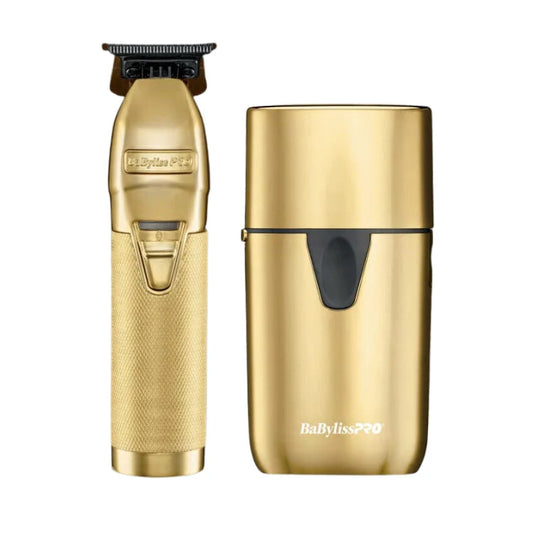 BaBylissPRO LimitedFX Gift Set – GoldFX Trimmer & Double-Foil Shaver