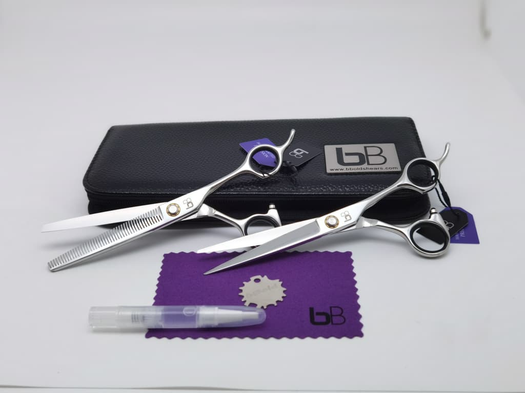BBold 8.0″ Silver Shear & Thinner Set