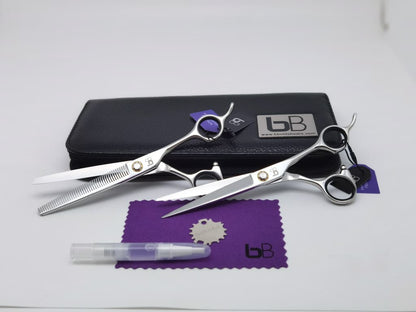 BBold 8.0″ Silver Shear & Thinner Set