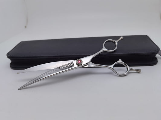 BBold 8.0″ Silver Curved Thinning Shear