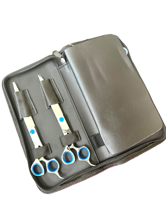 Professional Dog Grooming Scissors Set – Straight, Thinning, Curved & Chunker