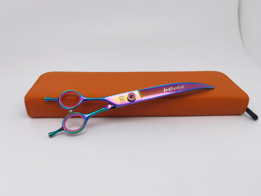 Bbold Shears Rainbow 8.0” Curved Professional Grooming Shears