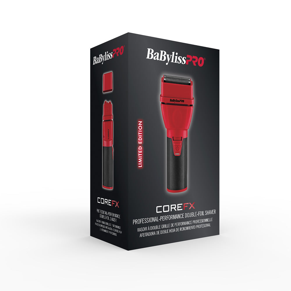 BaBylissPRO COREFX Double-Foil Shaver – Red (FX75FS2RD)