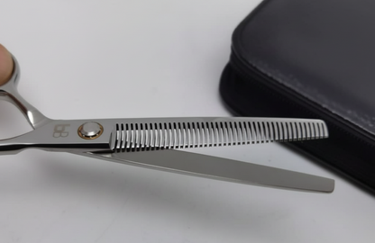 BBold 8.0" Silver Shear & Thinner Set – Blue Ring Inserts