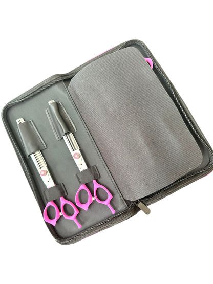 Professional Dog Grooming Scissors Set – Straight, Thinning, Curved & Chunker